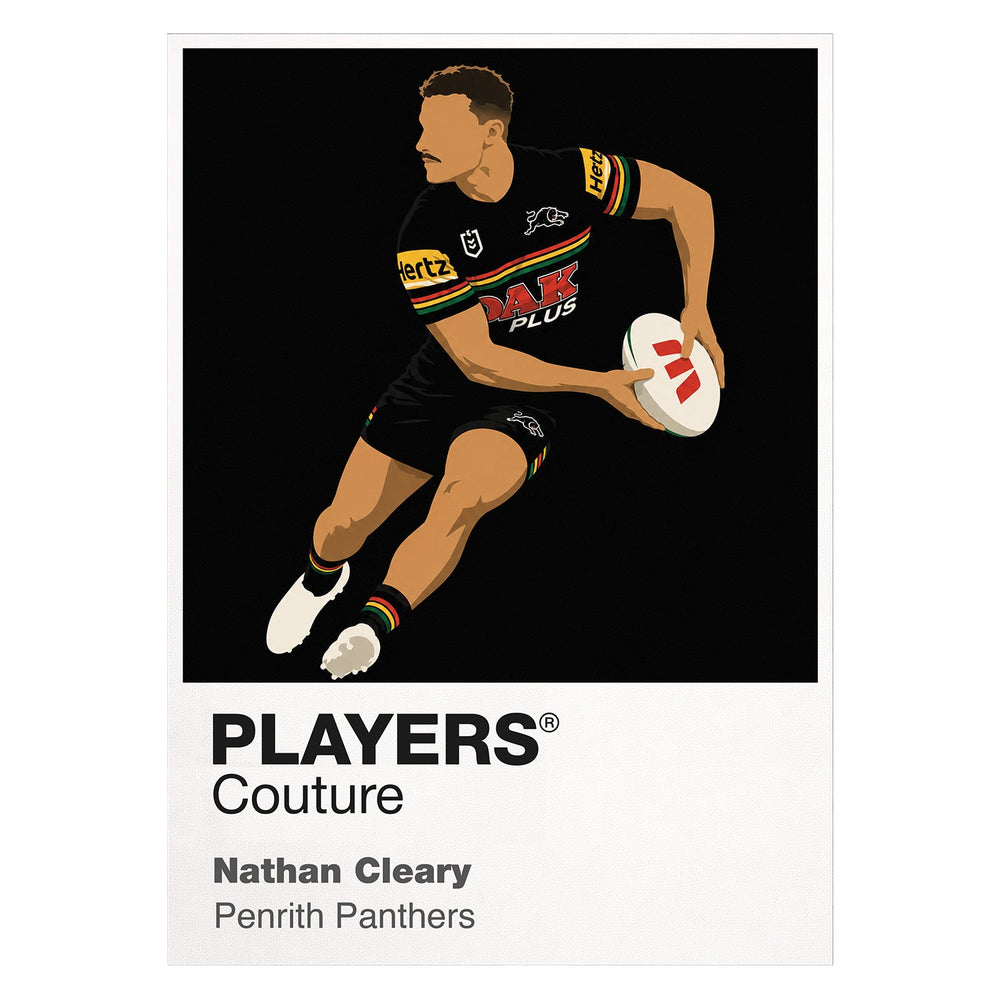 Nathan Cleary Penrith Panthers rugby league T-shirt white
