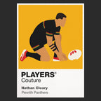 Nathan Cleary Penrith Panthers rugby league T-shirt black