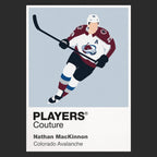 Nathan MacKinnon Avalanche Ice Hockey Icon Frame Men's T-Shirt – image 9