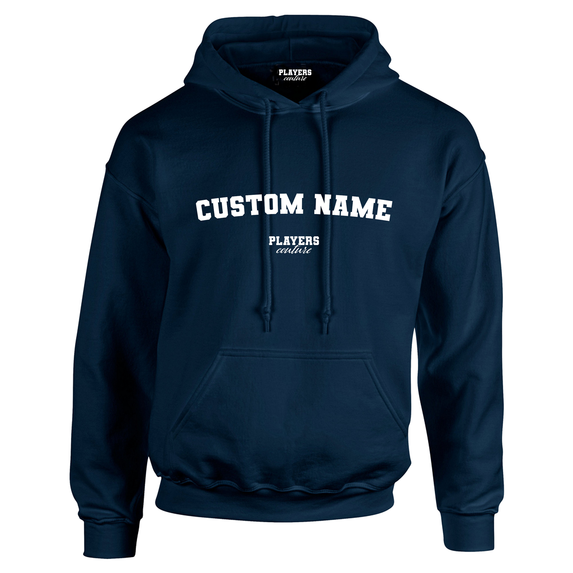 Navy Custom Great Value Players Couture Men's Basic Hoodie