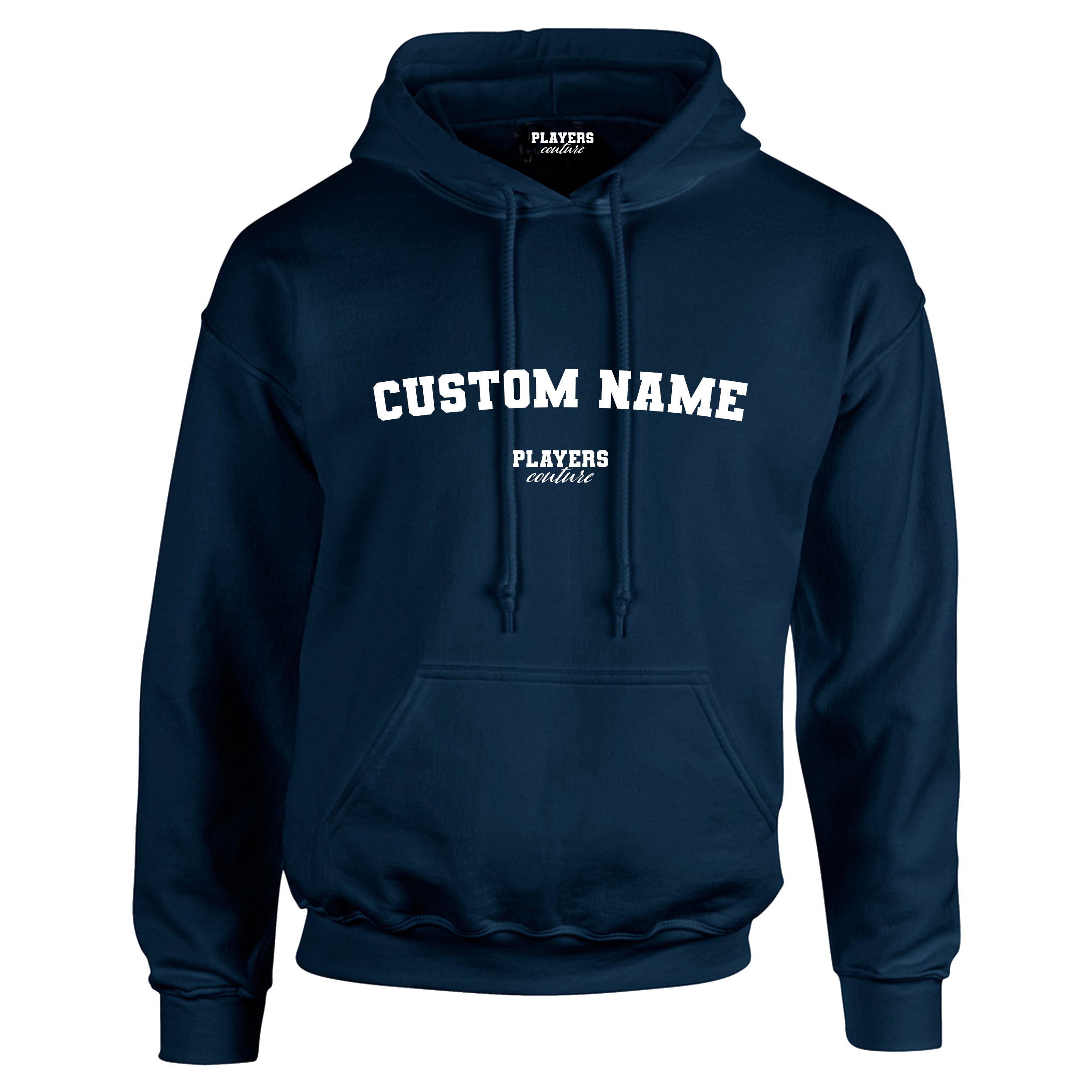 Navy Custom Great Value Players Couture Men's Basic Hoodie