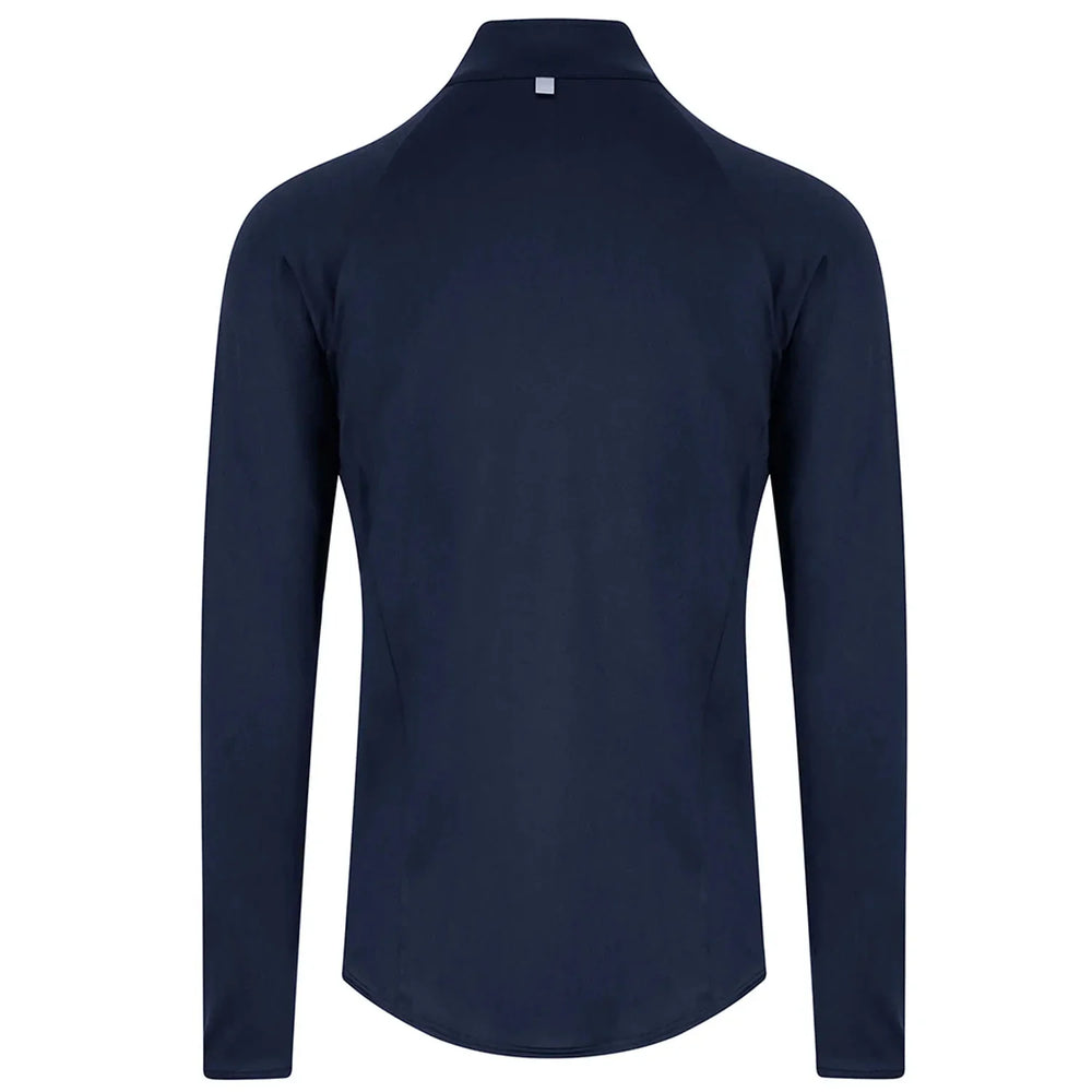 Essentials Collection Players Couture Men's Active Stretch Half Zip Navy Top