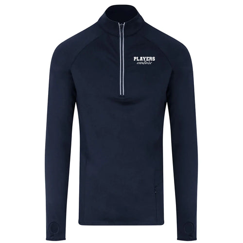 Essentials Collection hoodie – navy men's hoodie with white Essentials Collection letters and Players Couture logo on the