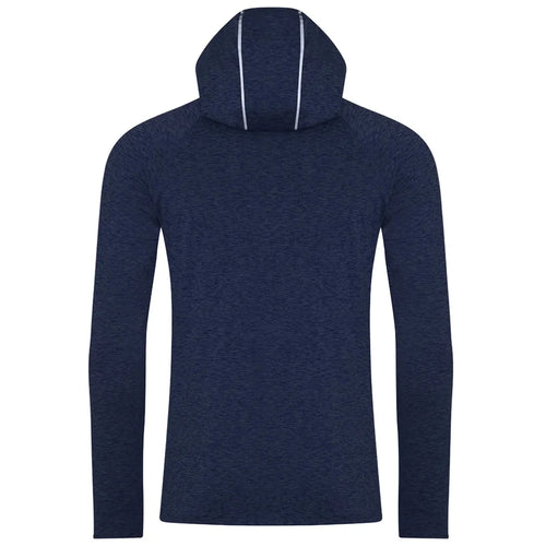 Essentials Collection hoodie – navy men's hoodie with white Essentials Collection letters and Players Couture logo on the