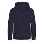Essentials Collection hoodie – navy kids' hoodie with white Essentials Collection letters and Players Couture logo on the