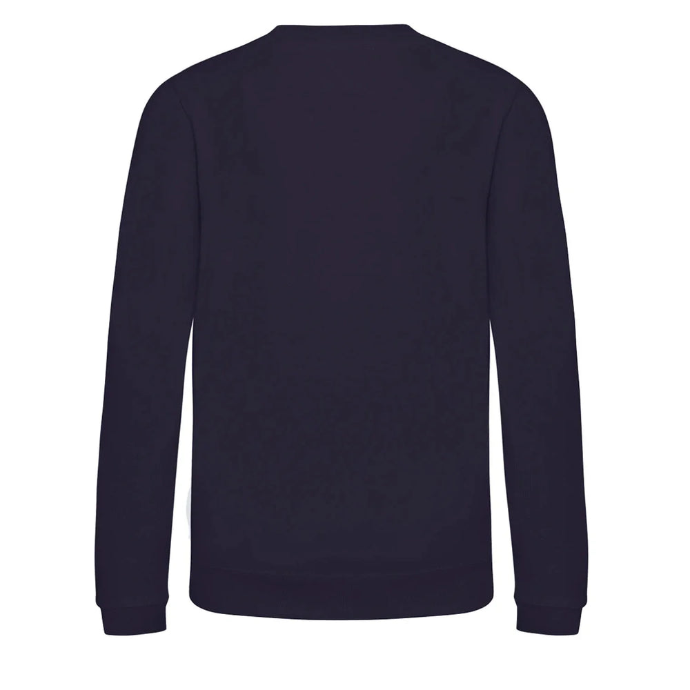 Essentials Collection hoodie – navy kids' hoodie with white Essentials Collection letters and Players Couture logo on the