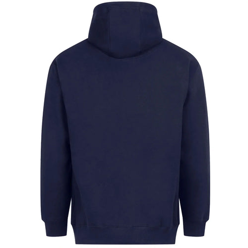 Essentials Collection hoodie – navy men's hoodie with white Essentials Collection letters and Players Couture logo on the