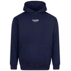 Essentials Collection hoodie – navy men's hoodie with white Essentials Collection letters and Players Couture logo on the