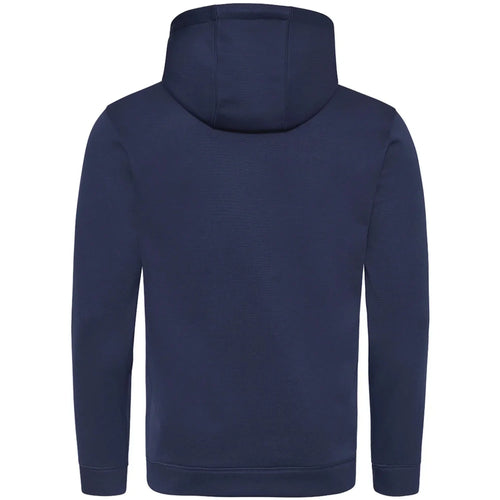 Essentials Collection hoodie – navy men's hoodie with white Essentials Collection letters and Players Couture logo on the