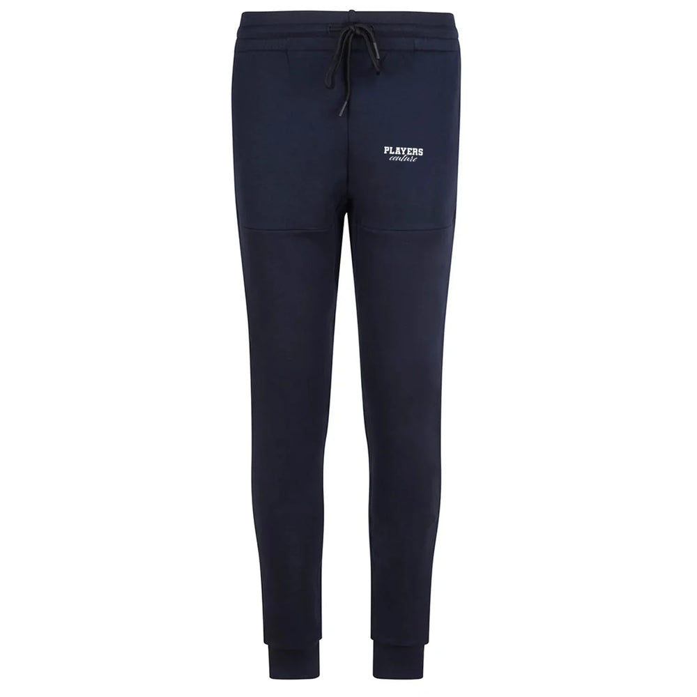 Essentials Collection Players Couture Men's Navy Tapered Fleece Jog Pants