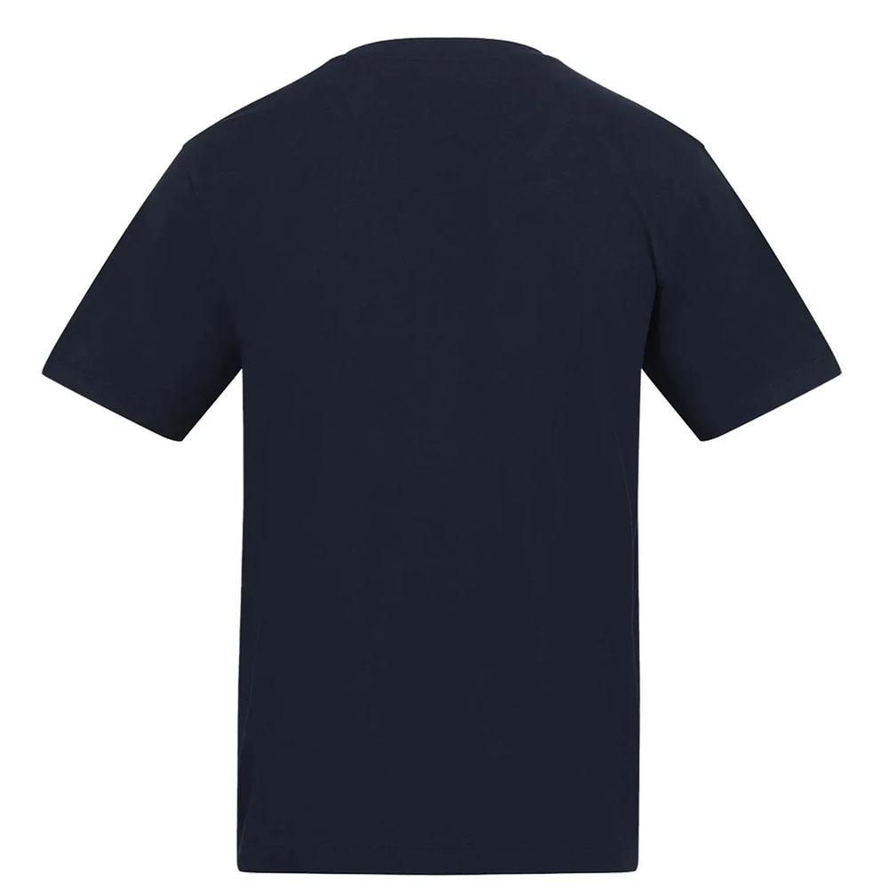Essentials Collection t-shirt – navy men's t-shirt with white Essentials Collection letters and Players Couture logo on the