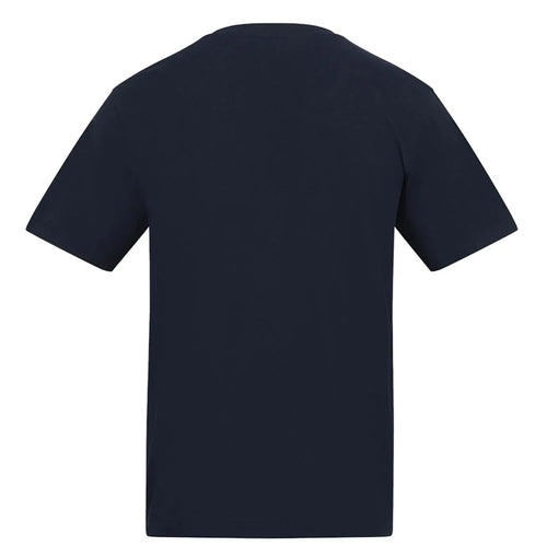 Essentials Collection t-shirt – navy men's t-shirt with white Essentials Collection letters and Players Couture logo on the