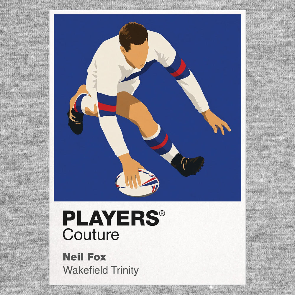 Neil Fox Wakefield Trinity rugby league hoodie grey