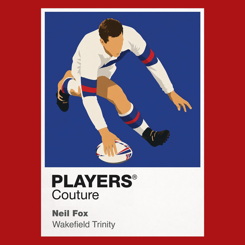 Neil Fox Wakefield Trinity rugby league hoodie red