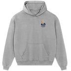 Neil Warnock hoodie – grey men's hoodie featuring the Neil Warnock Players Couture logo