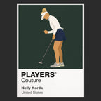Nelly Korda Golf Icon Frame Men's Hoodie