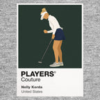 Nelly Korda Golf Icon Frame Men's Hoodie