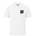 Nelly Korda Golf Icon Frame Men's Polo Shirt - White