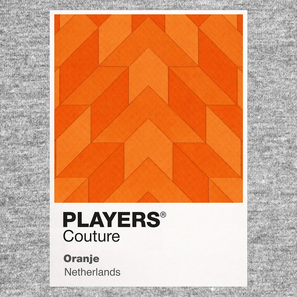 Netherlands Classic Football Shirt Colours Frame Players Couture Mens T-Shirt