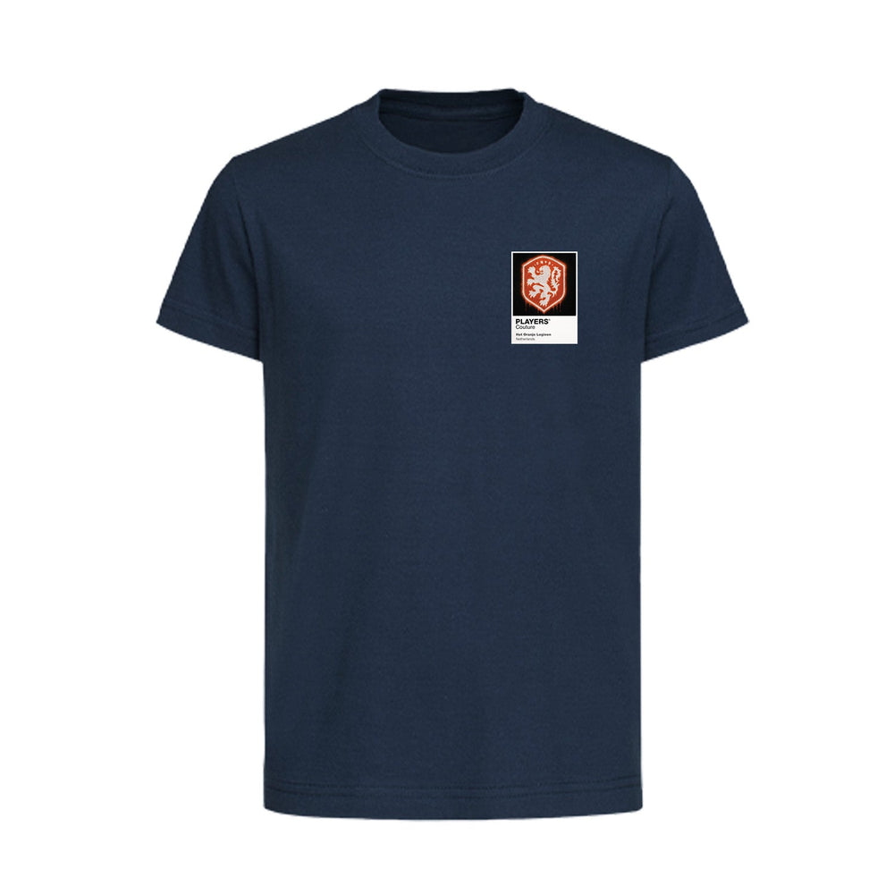 Netherlands Logo Graffiti Frame Kids T-Shirt - netherlands graffiti frame kids navy tshirt