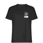 Mohamed Salah Never Give Up t-shirt – black men's t-shirt featuring the Mohamed Salah Never Give Up Players Couture logo