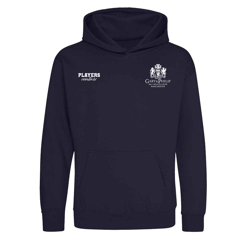 Gary & Phil Neville Logo Players Couture Kids Hoodie Navy