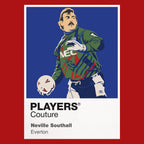 Neville Southall Everton Icon Frame — Red