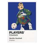 Neville Southall Everton Icon Frame — White