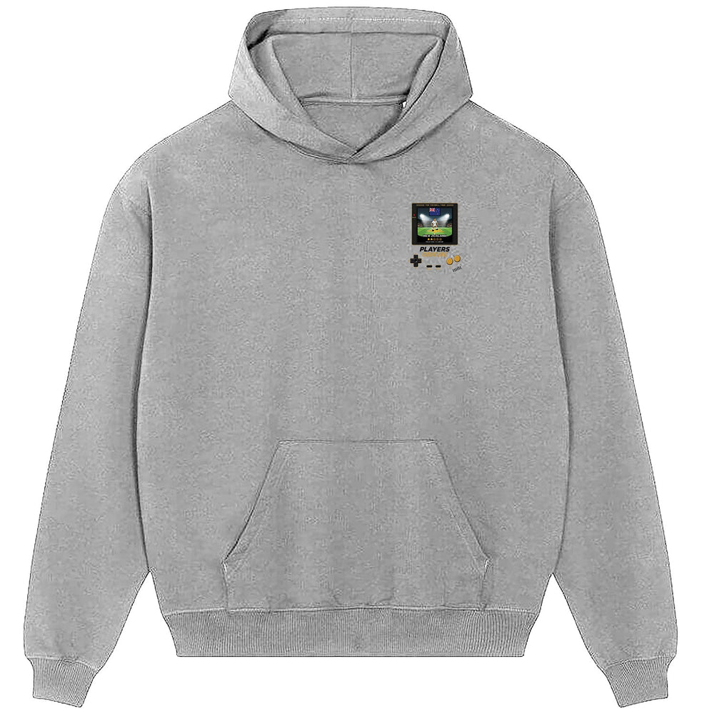 New Zealand World Cup 8-Bit Men's Hoodie retro gaming football design by Players Couture