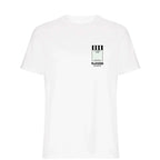 Newcastle United Monopoly Card t-shirt – navy men's t-shirt with white Newcastle United Monopoly Card letters and Players