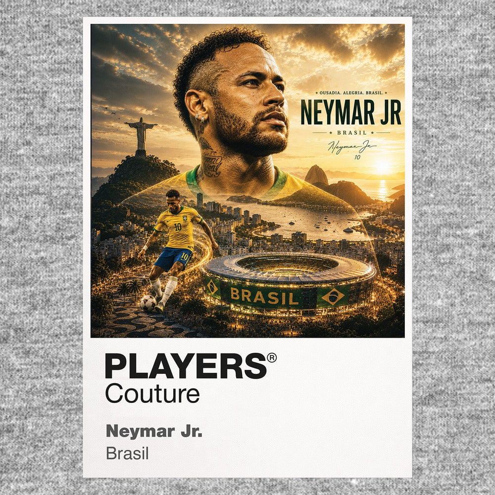 Neymar Jr Brazil Atlas Frame artwork by Players Couture