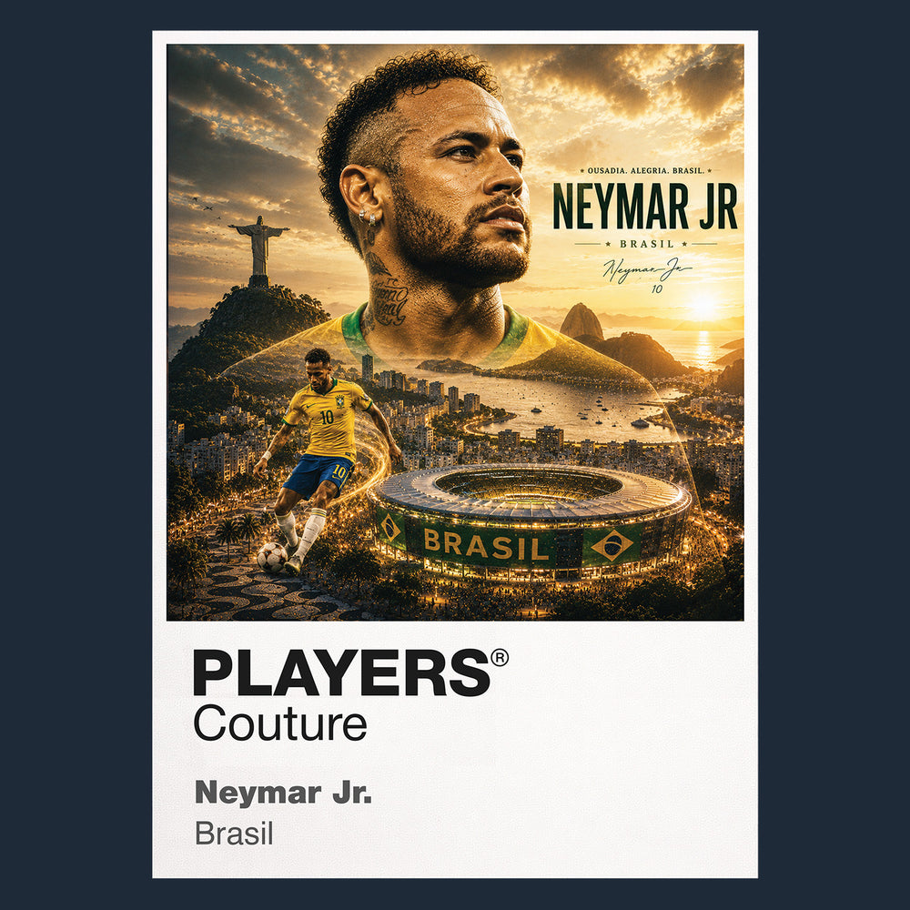 Neymar Jr Brazil Atlas Frame artwork by Players Couture