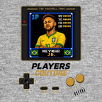Neymar Jr 1P 8-Bit t-shirt retro gaming design by Players Couture