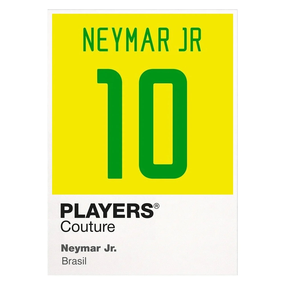 Neymar Jr. 10 Football Shirt Frame Men's Hoodie – white close-up detail shot of the Neymar Jr. 10 Football Players Couture