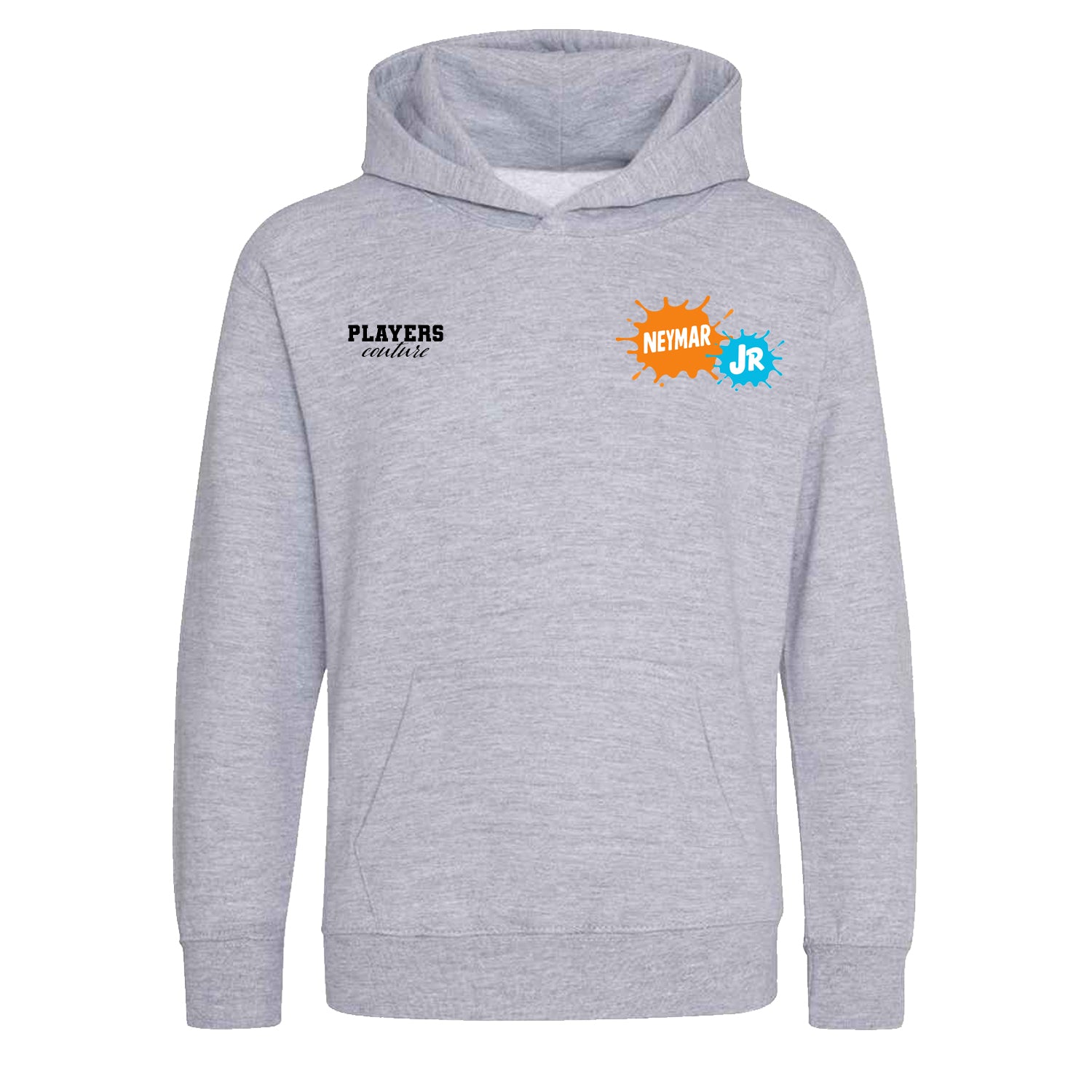 Neymar Jr Logo Players Couture Kids Hoodie Gray