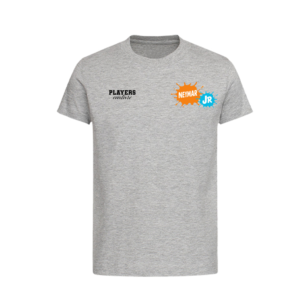 Neymar Jr Logo Players Couture Kids T-Shirt Gray