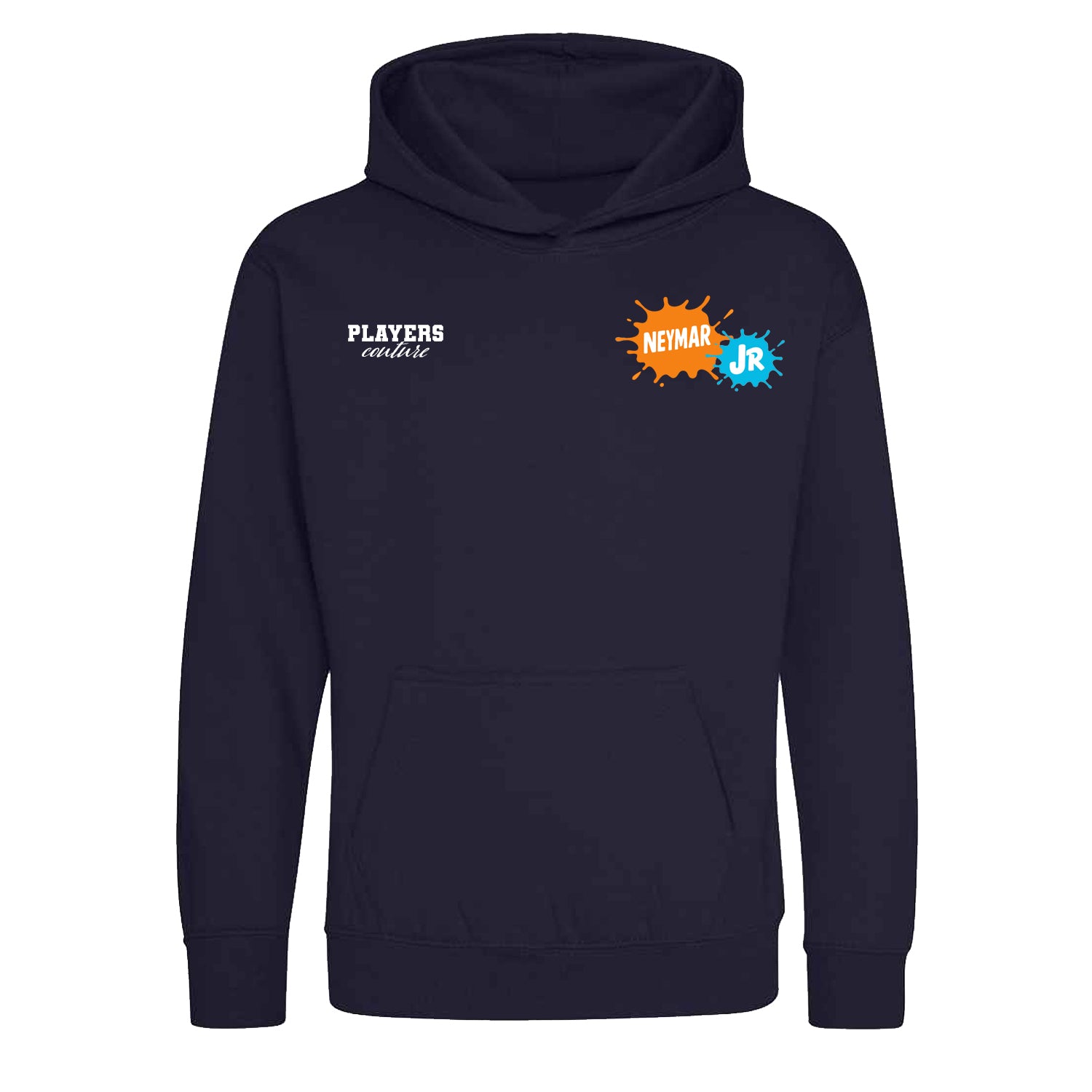 Neymar Jr Logo Players Couture Kids Hoodie Navy