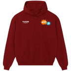 Neymar Jr hoodie – red men's hoodie featuring the Neymar Jr Players Couture logo