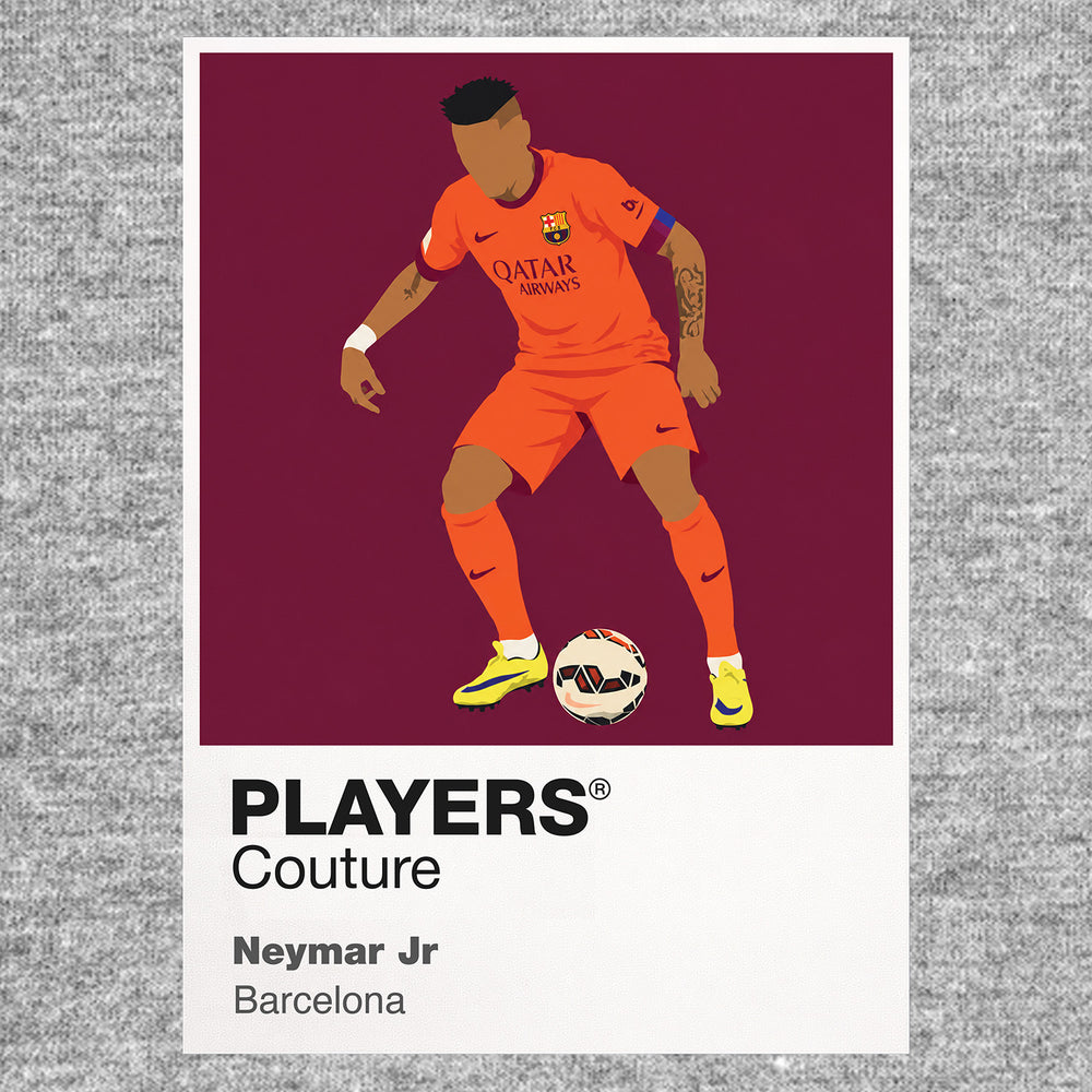 T-shirt Neymar Jr Barcelona Orange Away Icon Frame pour homme