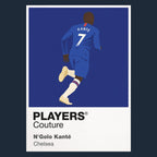 N’Golo Kanté Chelsea navy Icon Frame artwork detail