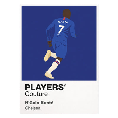 N’Golo Kanté Chelsea white Icon Frame artwork detail