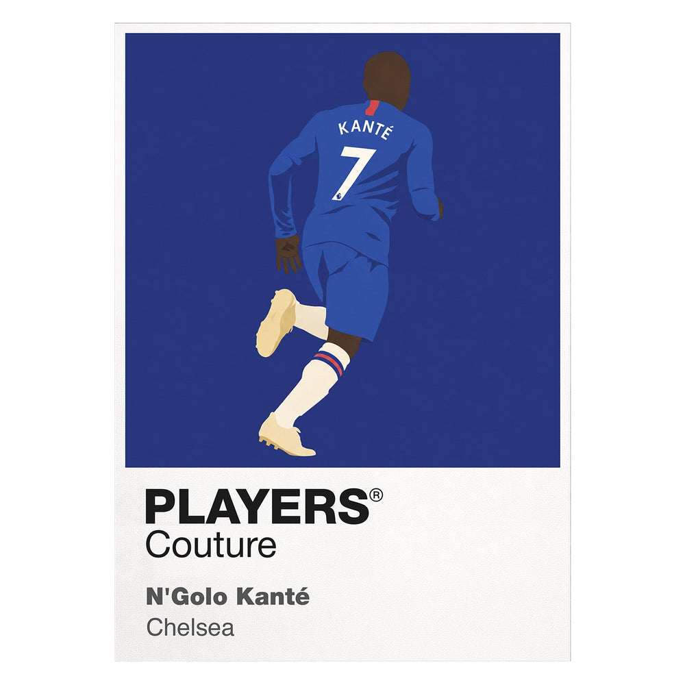 N’Golo Kanté Chelsea white Icon Frame artwork detail