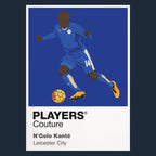 N’Golo Kanté Leicester City navy Icon Frame artwork detail