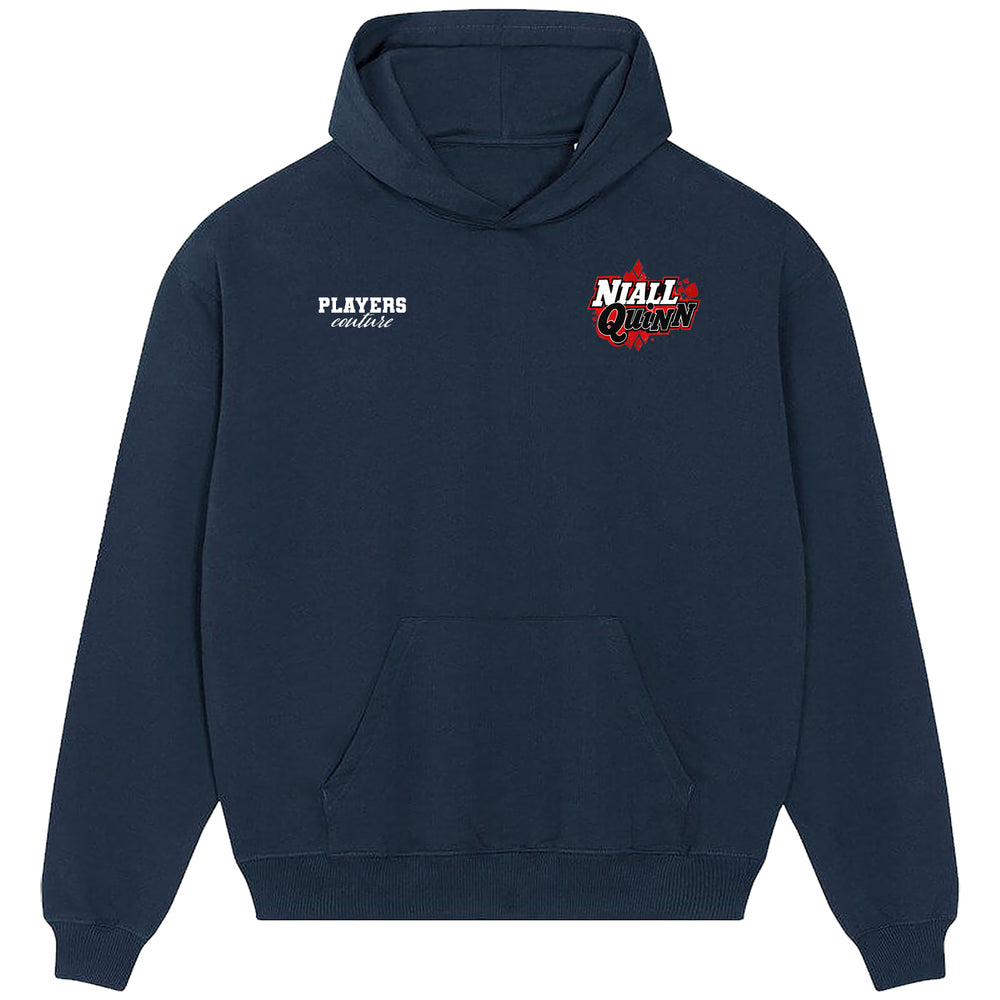 Niall Quinn Logo Players Couture Men's Casual Hoodie Navy