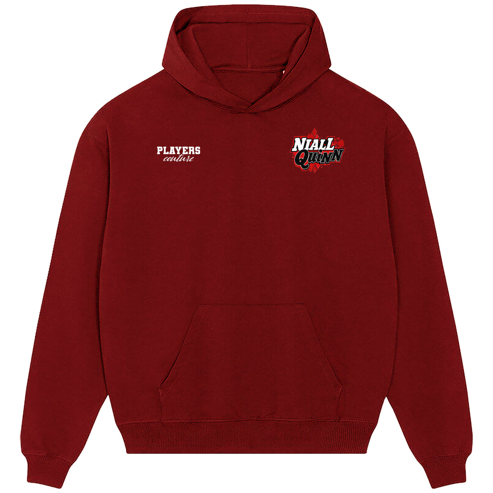 Niall Quinn Logo Players Couture Men's Casual Hoodie Red
