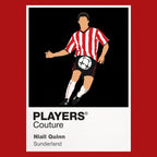 Niall Quinn Sunderland Icon Frame Men's Hoodie — Red Artwork