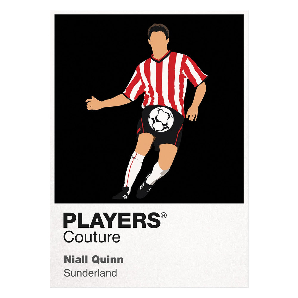 Niall Quinn Sunderland Icon Frame — White