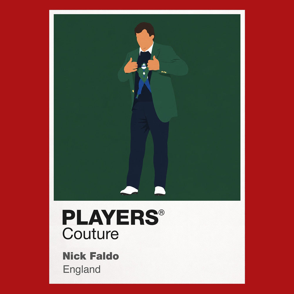 Nick Faldo Masters Golf Icon Frame Men's Polo Shirt