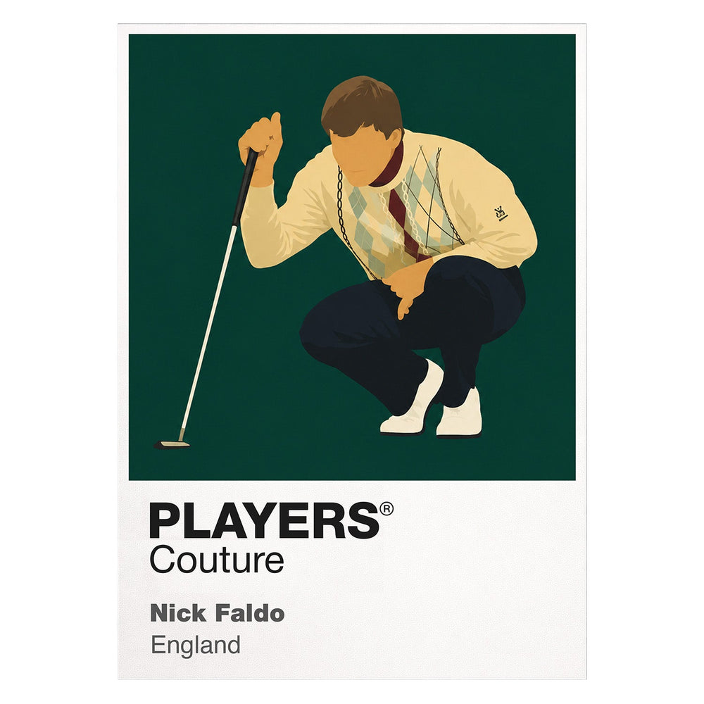 Nick Faldo Golf Icon Frame Men's Polo Shirt