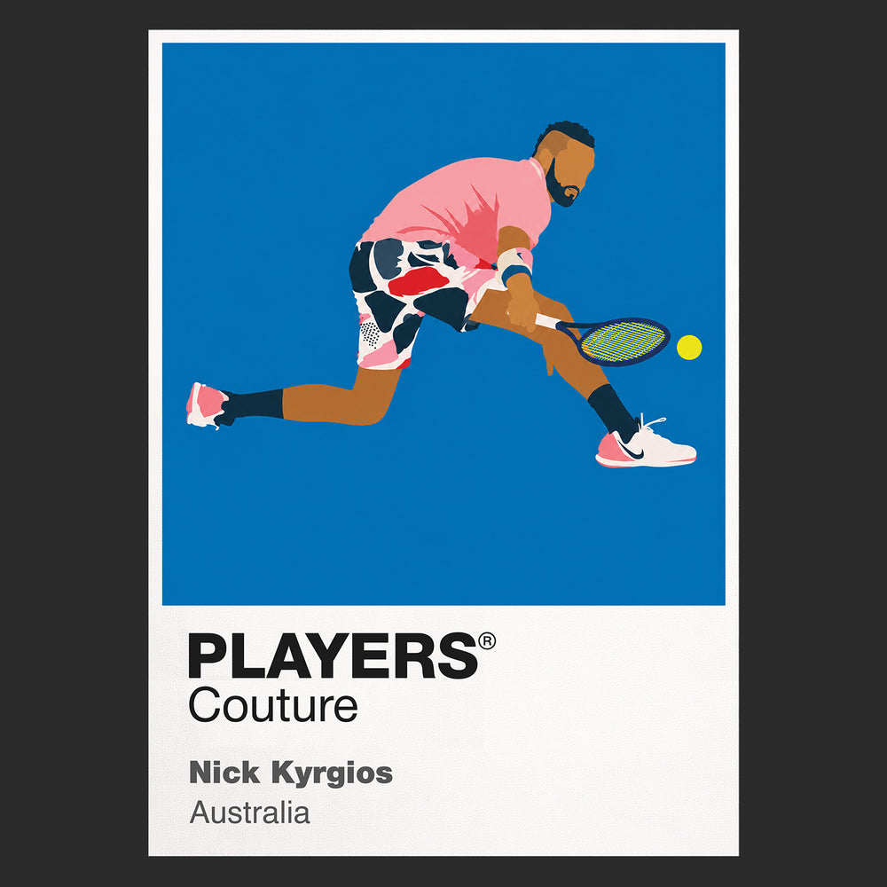 Nick Kyrgios Tennis Icon Frame Men's Hoodie